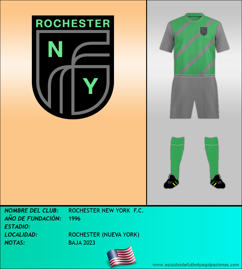 Escudo de ROCHESTER NEW YORK  F.C.