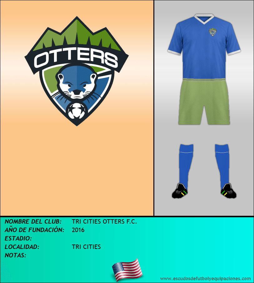 Escudo de TRI CITIES OTTERS F.C.