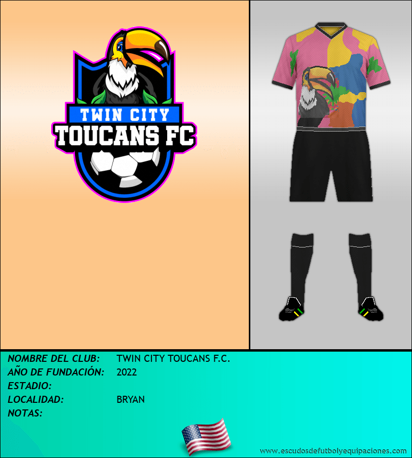 Escudo de TWIN CITY TOUCANS F.C.