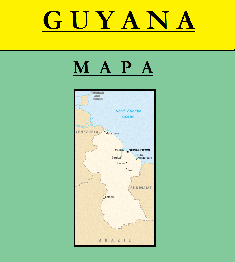 Escudo de MAPA DE GUYANA