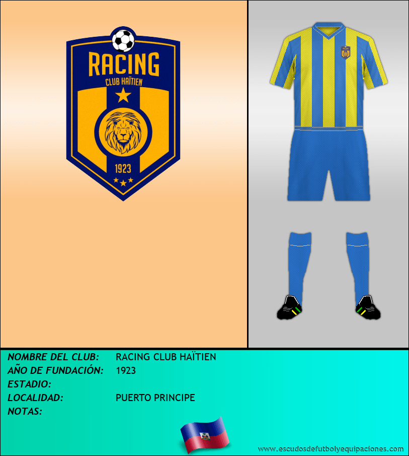 Escudo de RACING CLUB HAÏTIEN
