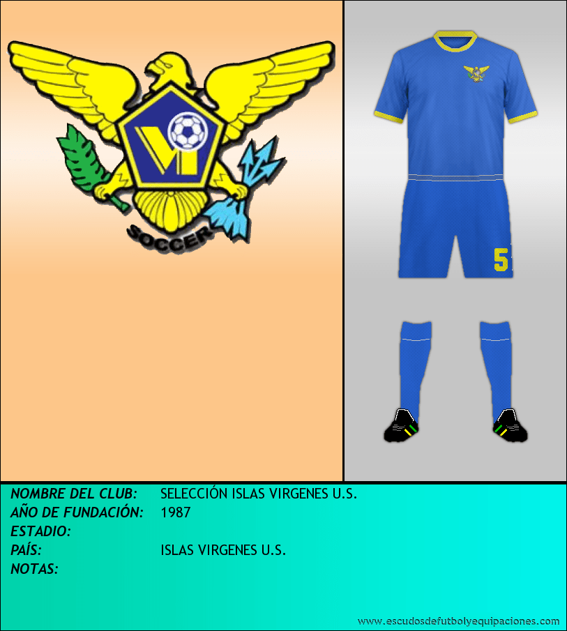 Escudo de SELECCIÓN ISLAS VIRGENES U.S.