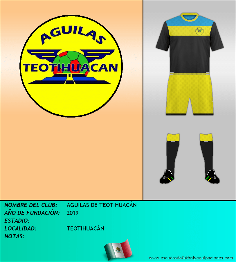Escudo de AGUILAS DE TEOTIHUACÁN