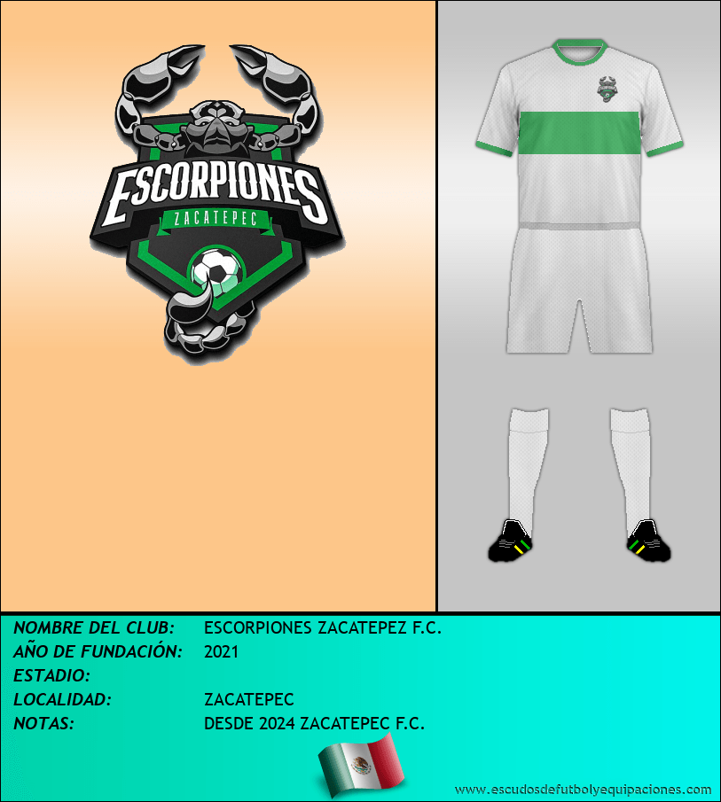 Escudo de ESCORPIONES ZACATEPEZ F.C.