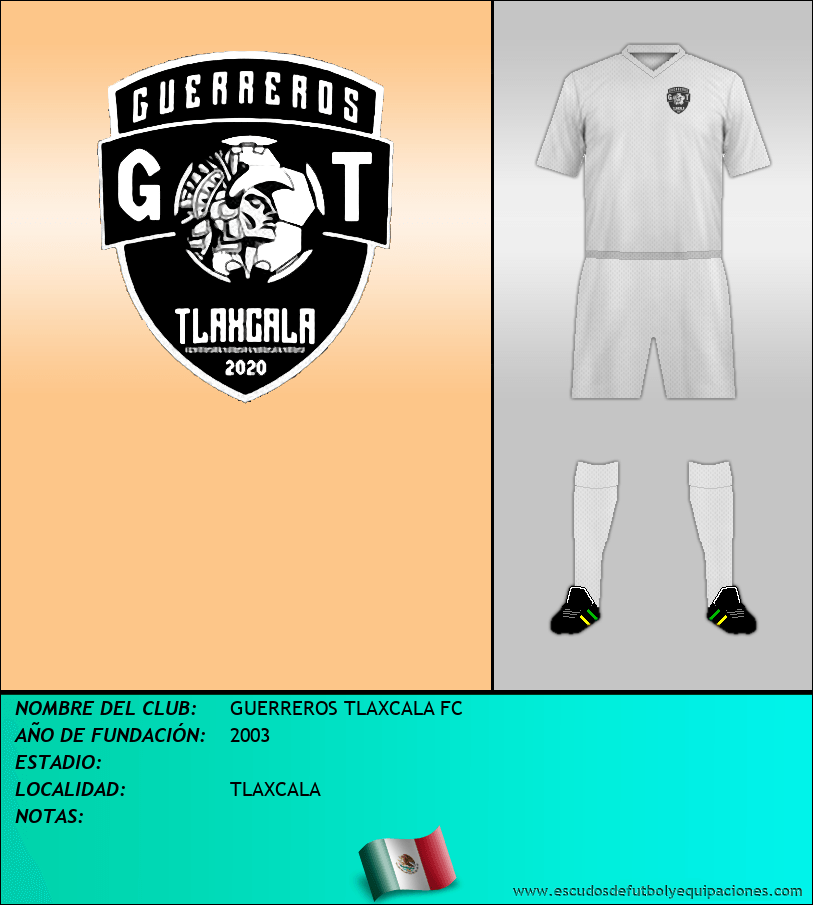 Escudo de GUERREROS TLAXCALA FC