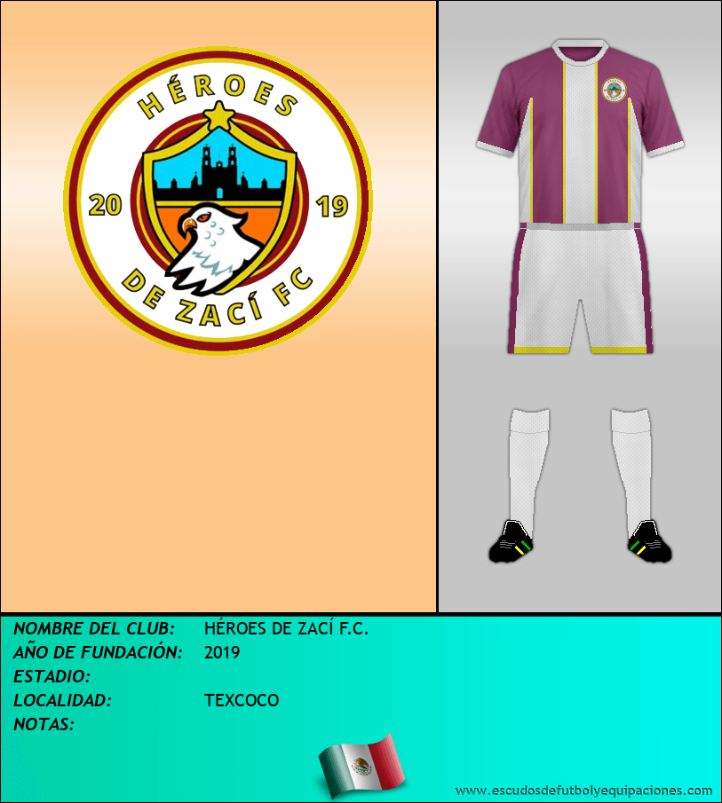 Escudo de HÉROES DE ZACÍ F.C.