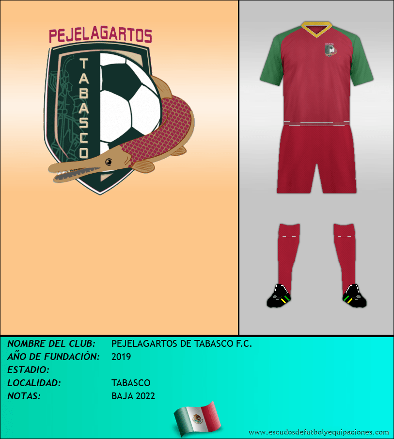 Escudo de PEJELAGARTOS DE TABASCO F.C.