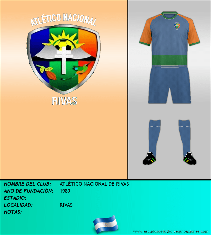 Escudo de ATLÉTICO NACIONAL DE RIVAS