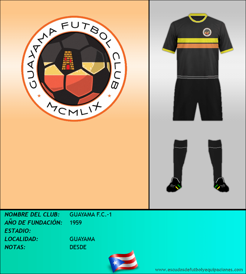 Escudo de GUAYAMA F.C.-1