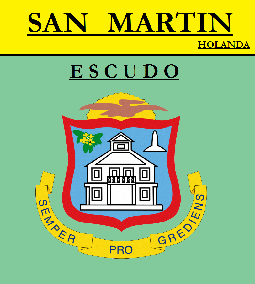 Escudo de ESCUDO DE SAN MARTÍN (HOLANDA)