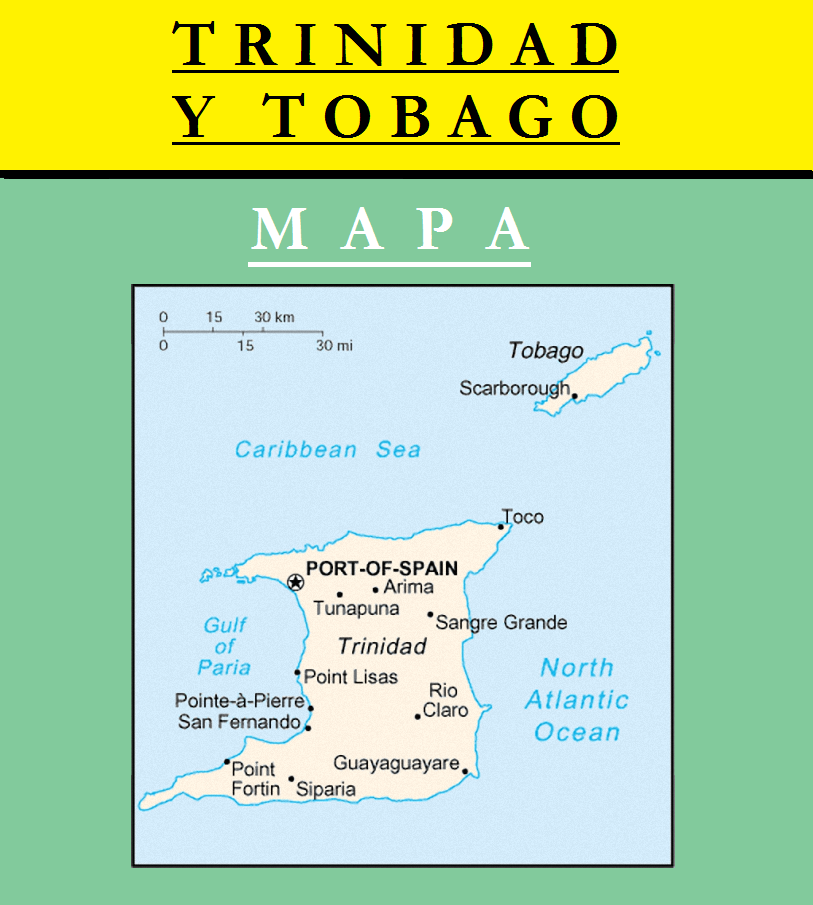 Escudo de MAPA DE TRINIDAD Y TOBAGO