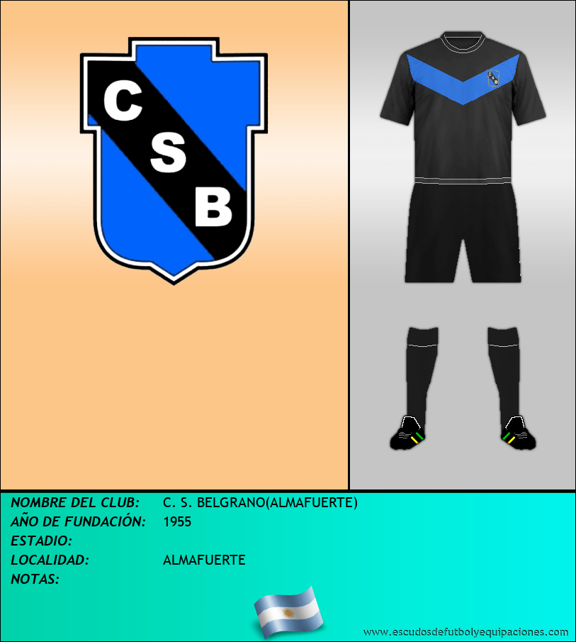 Escudo de C. S. BELGRANO(ALMAFUERTE)