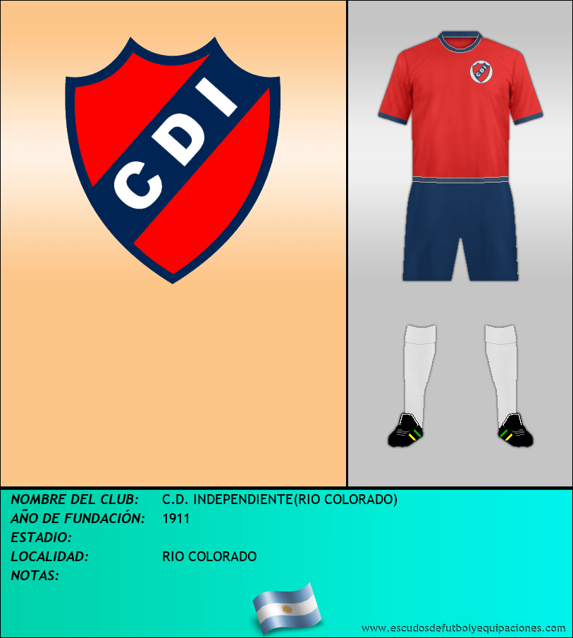 Escudo de C.D. INDEPENDIENTE(RIO COLORADO)