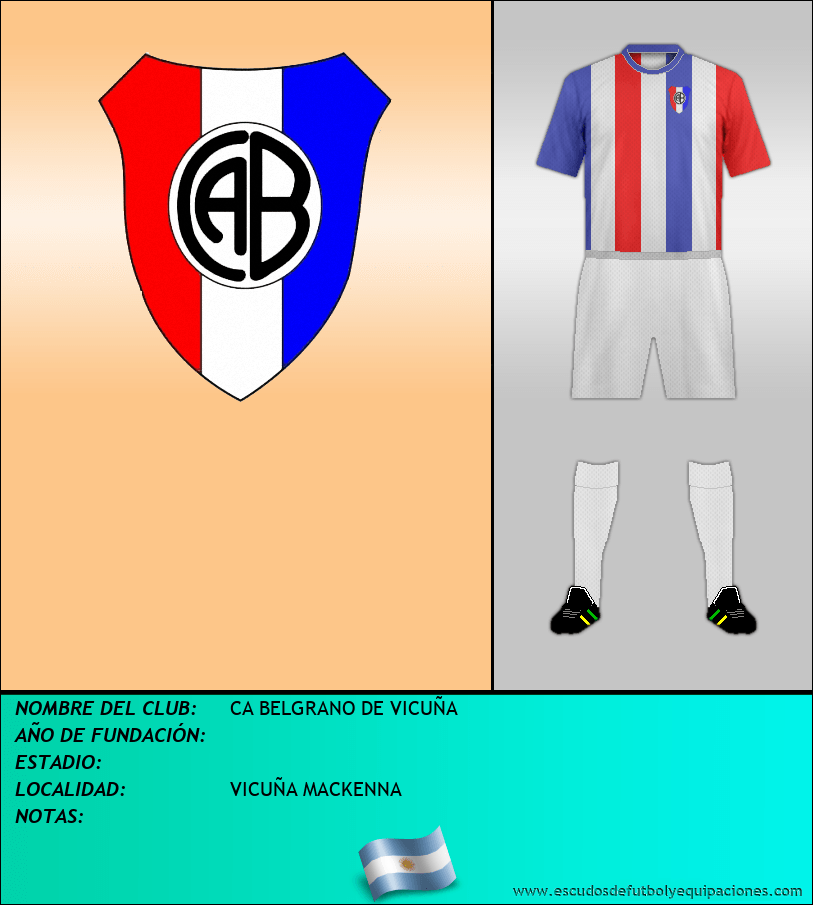Escudo de CA BELGRANO DE VICUÑA