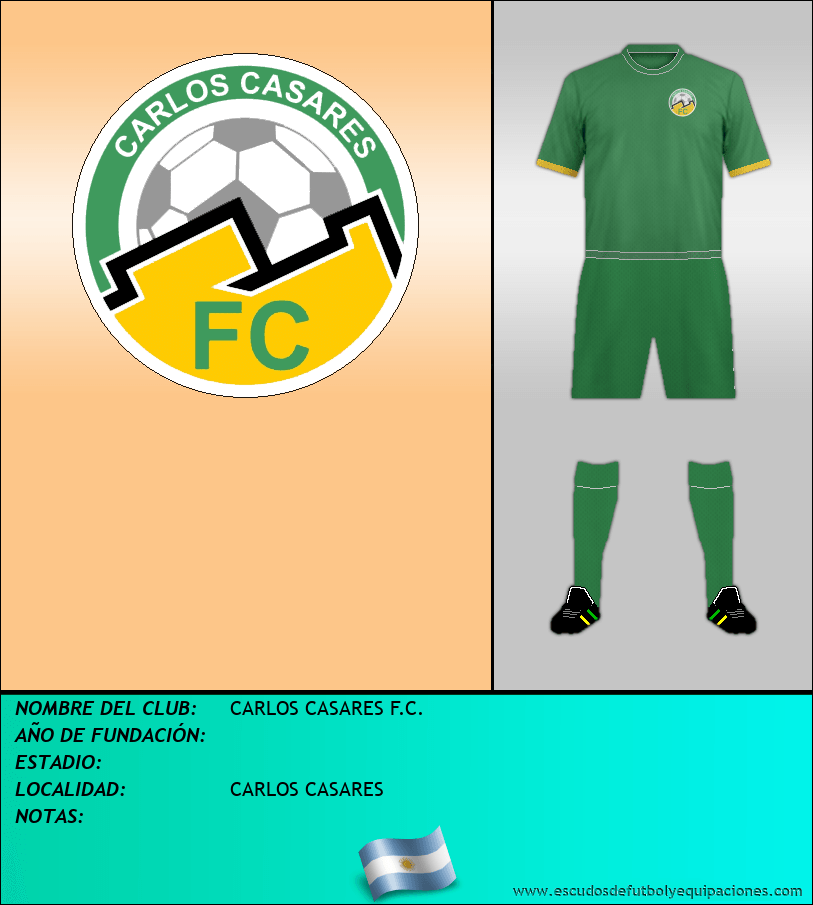 Escudo de CARLOS CASARES F.C.