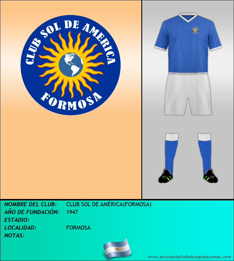 Escudo de CLUB SOL DE AMÉRICA(FORMOSA)