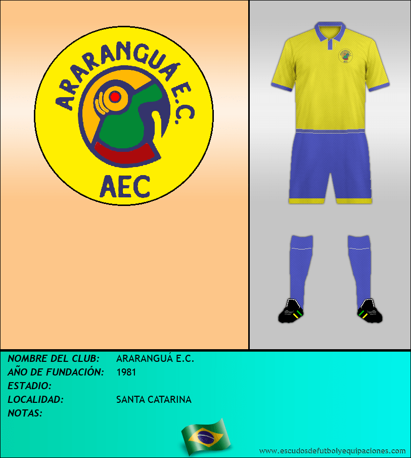 Escudo de ARARANGUÁ E.C.
