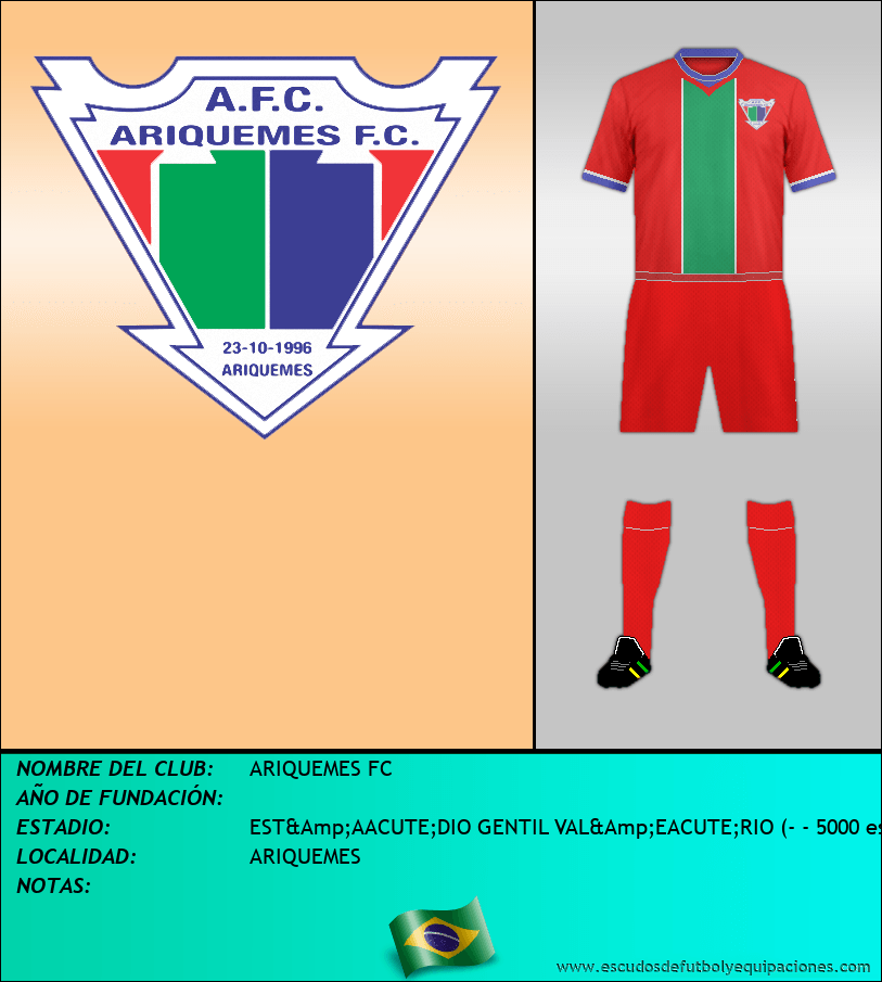 Escudo de ARIQUEMES FC
