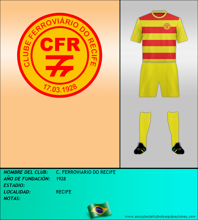 Escudo de C. FERROVIARIO DO RECIFE