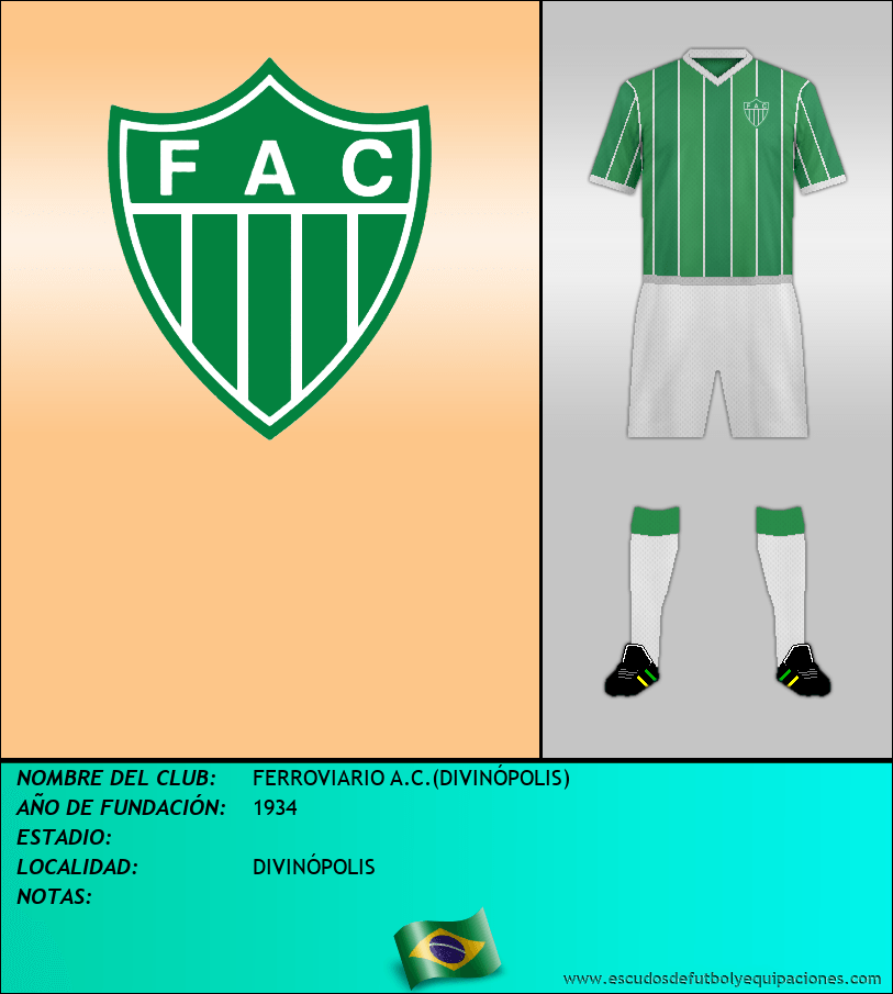 Escudo de FERROVIARIO A.C.(DIVINÓPOLIS)
