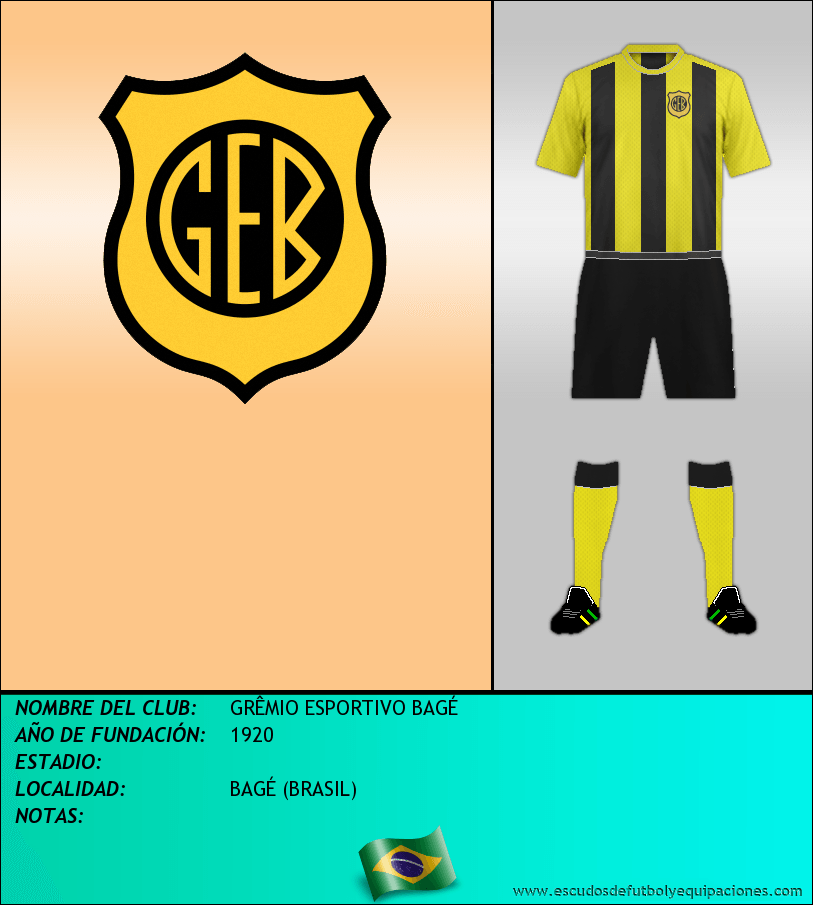 Escudo de GRÊMIO ESPORTIVO BAGÉ