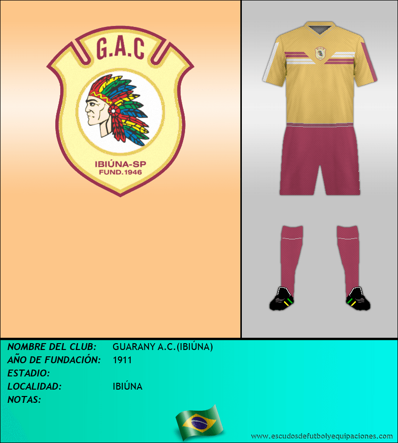 Escudo de GUARANY A.C.(IBIÚNA)