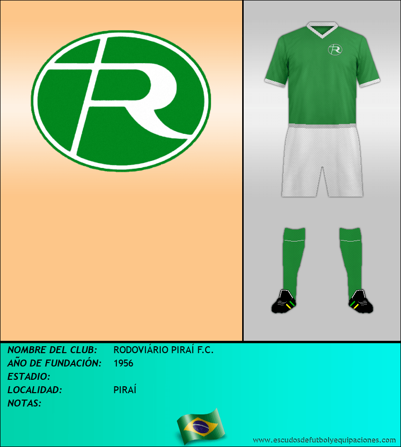 Escudo de RODOVIÁRIO PIRAÍ F.C.