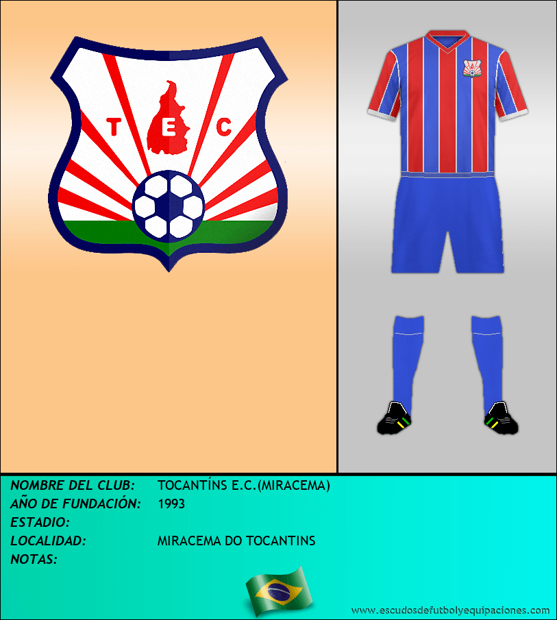 Escudo de TOCANTÍNS E.C.(MIRACEMA)