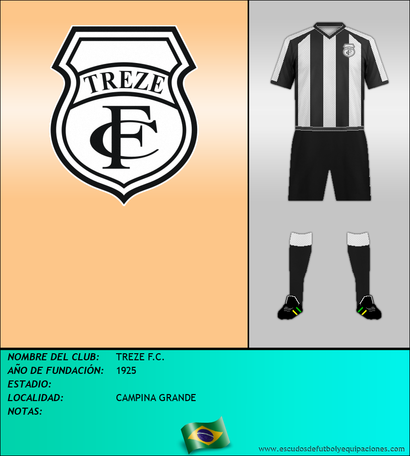 Escudo de TREZE F.C.