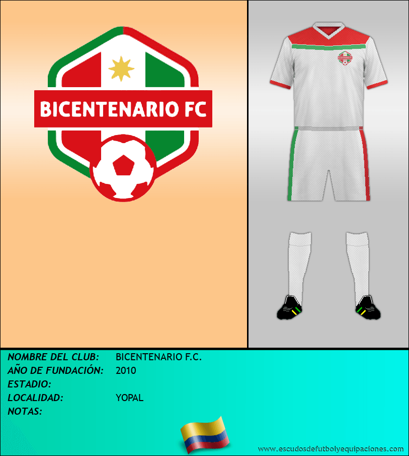 Escudo de BICENTENARIO F.C.