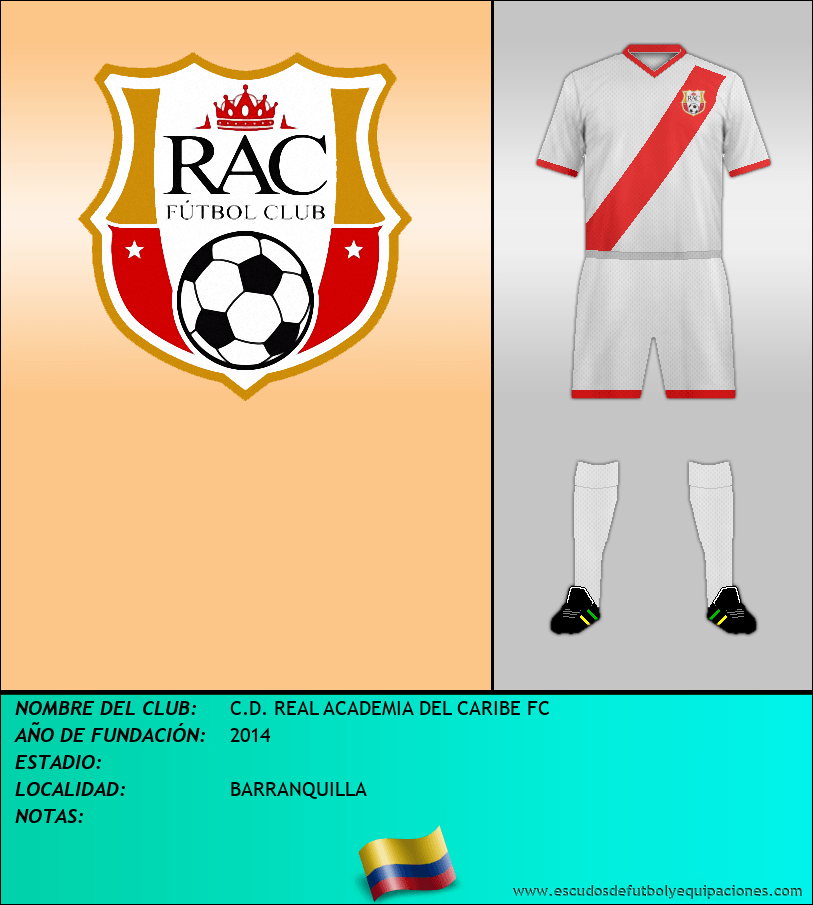 Escudo de C.D. REAL ACADEMIA DEL CARIBE FC