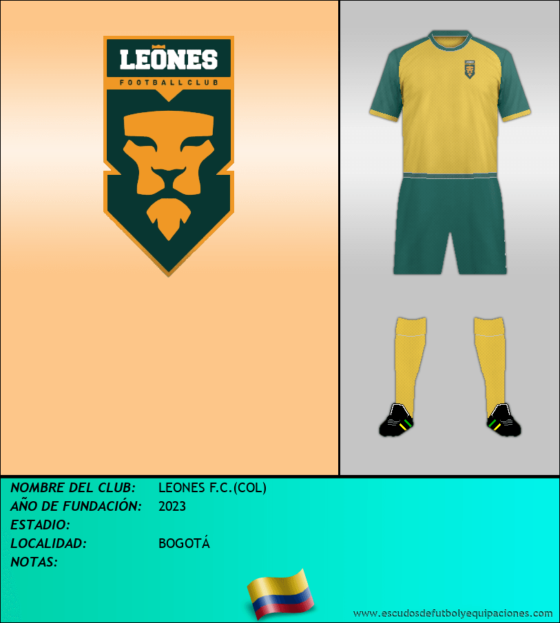 Escudo de LEONES F.C.(COL)