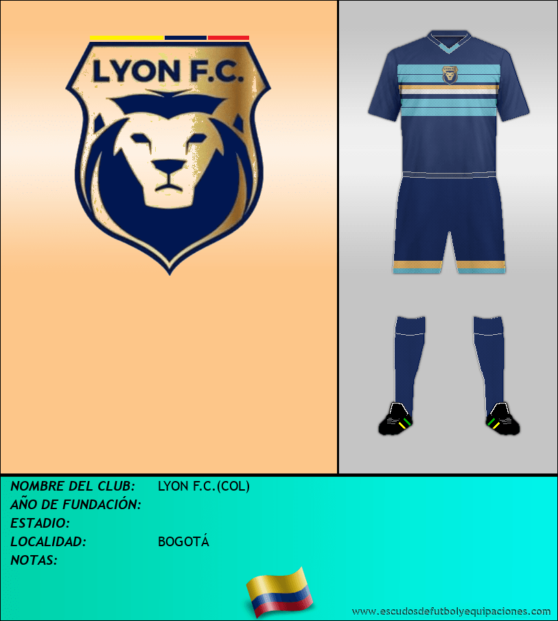 Escudo de LYON F.C.(COL)