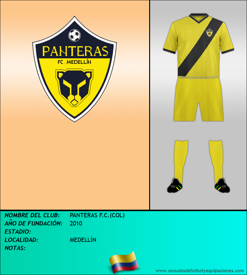 Escudo de PANTERAS F.C.(COL)