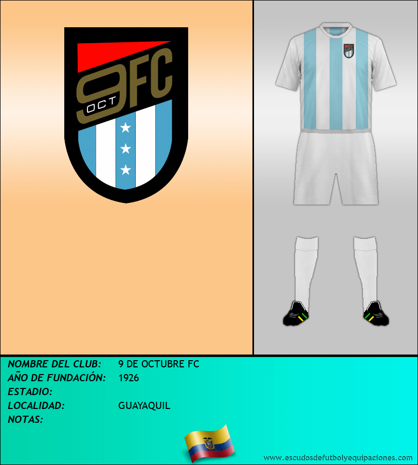 Escudo de 9 DE OCTUBRE FC