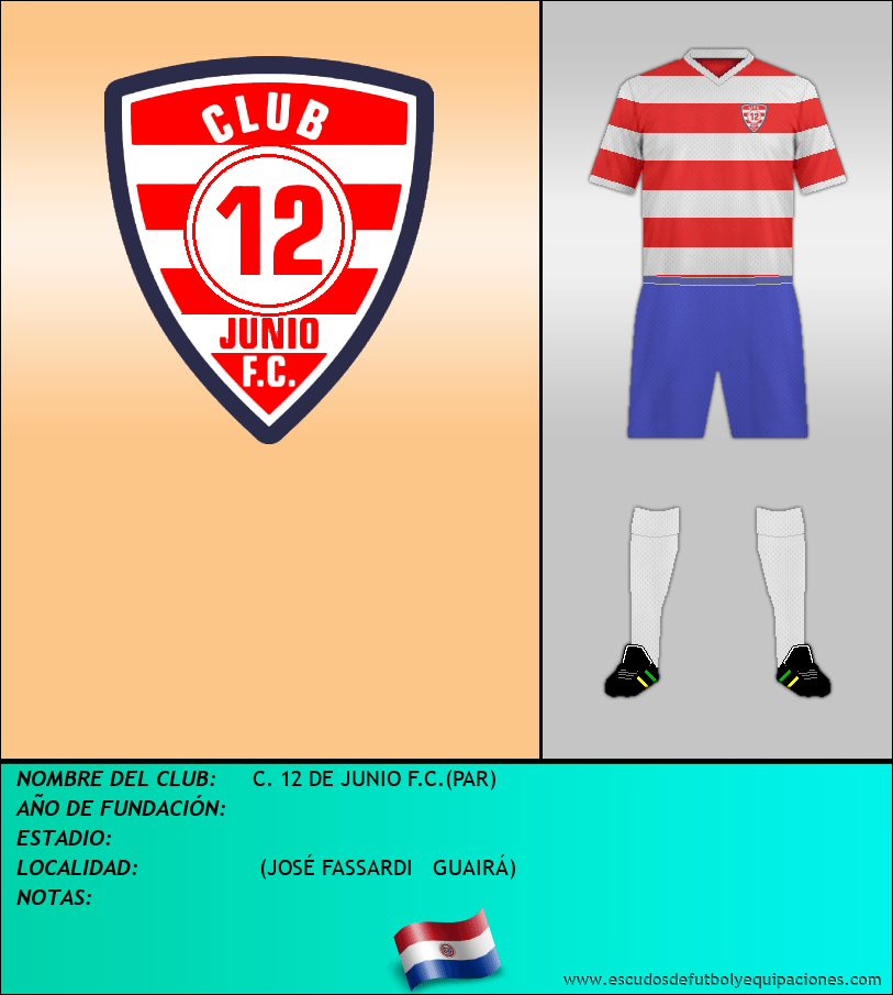 Escudo de C. 12 DE JUNIO F.C.(PAR)