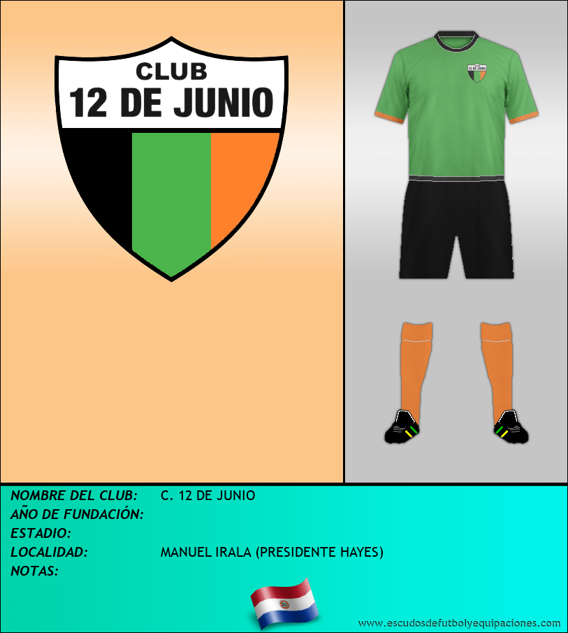 Escudo de C. 12 DE JUNIO