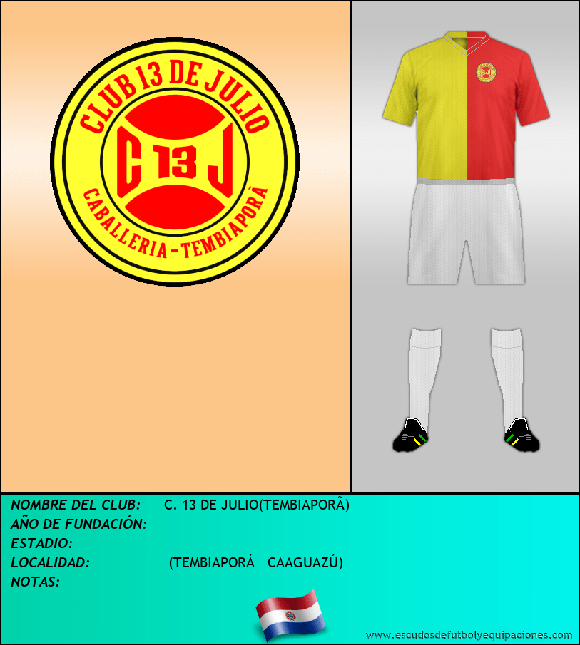 Escudo de C. 13 DE JULIO(TEMBIAPORÃ)