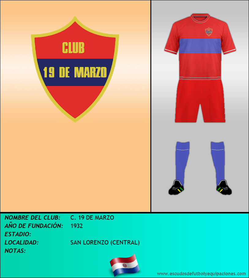 Escudo de C. 19 DE MARZO