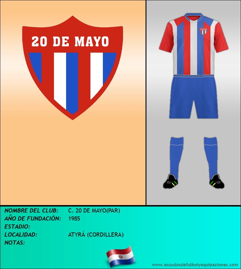 Escudo de C. 20 DE MAYO(PAR)
