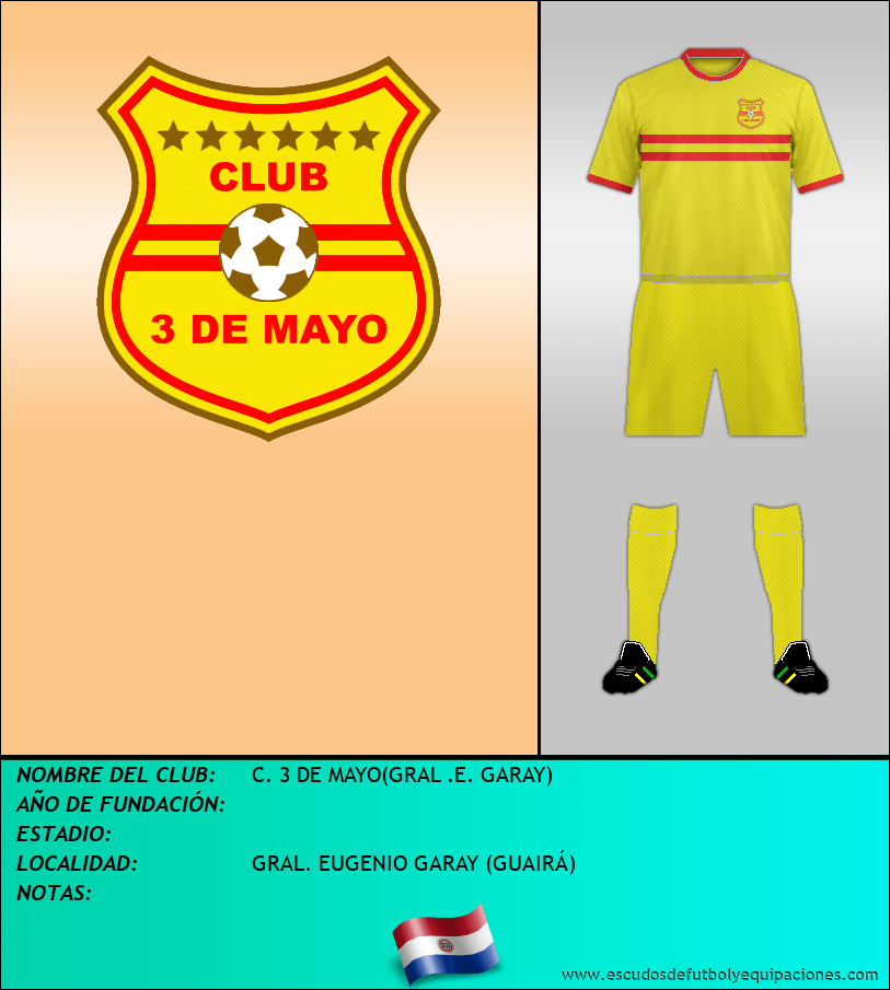 Escudo de C. 3 DE MAYO(GRAL .E. GARAY)