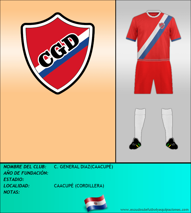 Escudo de C. GENERAL DIAZ(CAACUPÉ)
