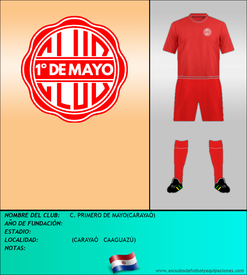Escudo de C. PRIMERO DE MAYO(CARAYAÓ)