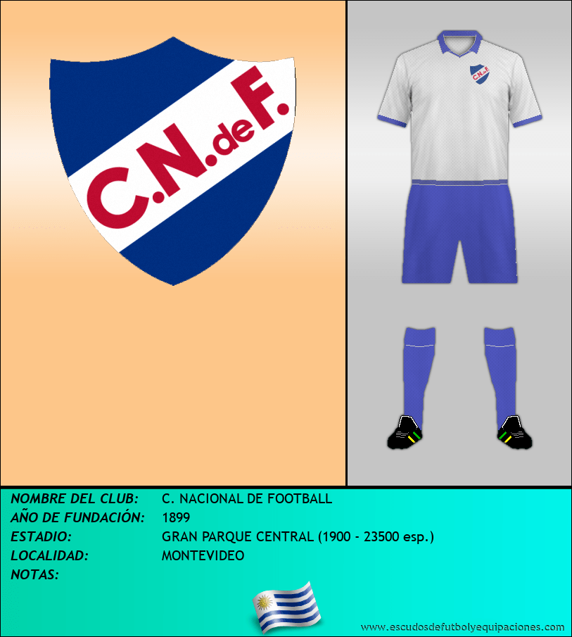 Escudo de C. NACIONAL DE FOOTBALL