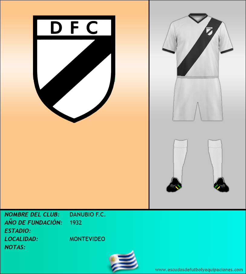 Escudo de DANUBIO F.C.