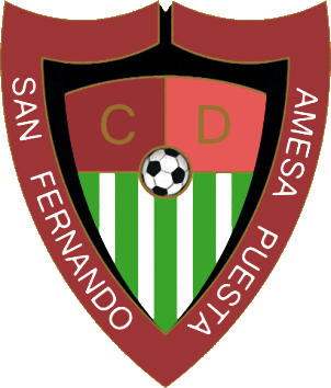 Escudo de C.D. SAN FERNANDO AMESA PUESTA (ARAGÓN)