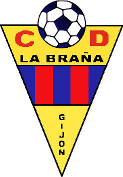 Escudo de C.D. LA BRAÑA (ASTURIAS)