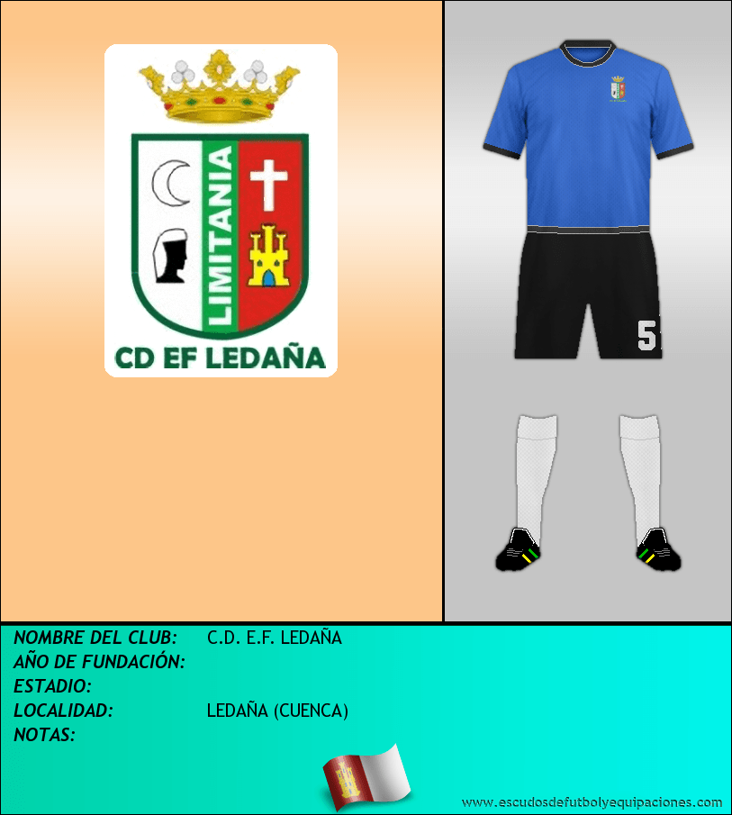 Escudo de C.D. E.F. LEDAÑA