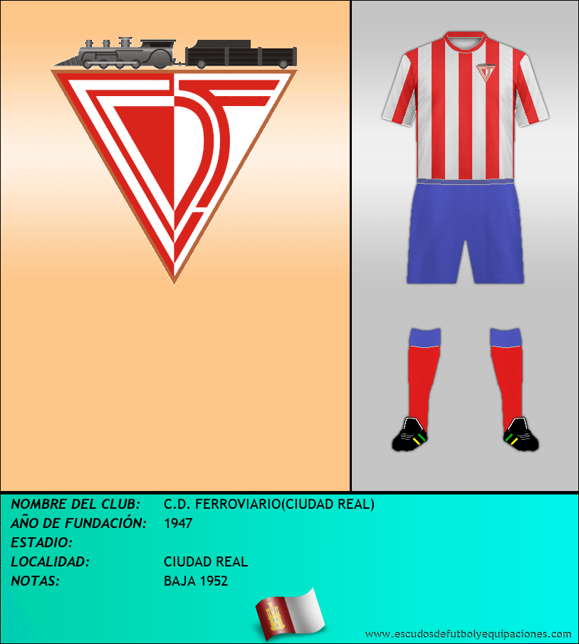 Escudo de C.D. FERROVIARIO(CIUDAD REAL)