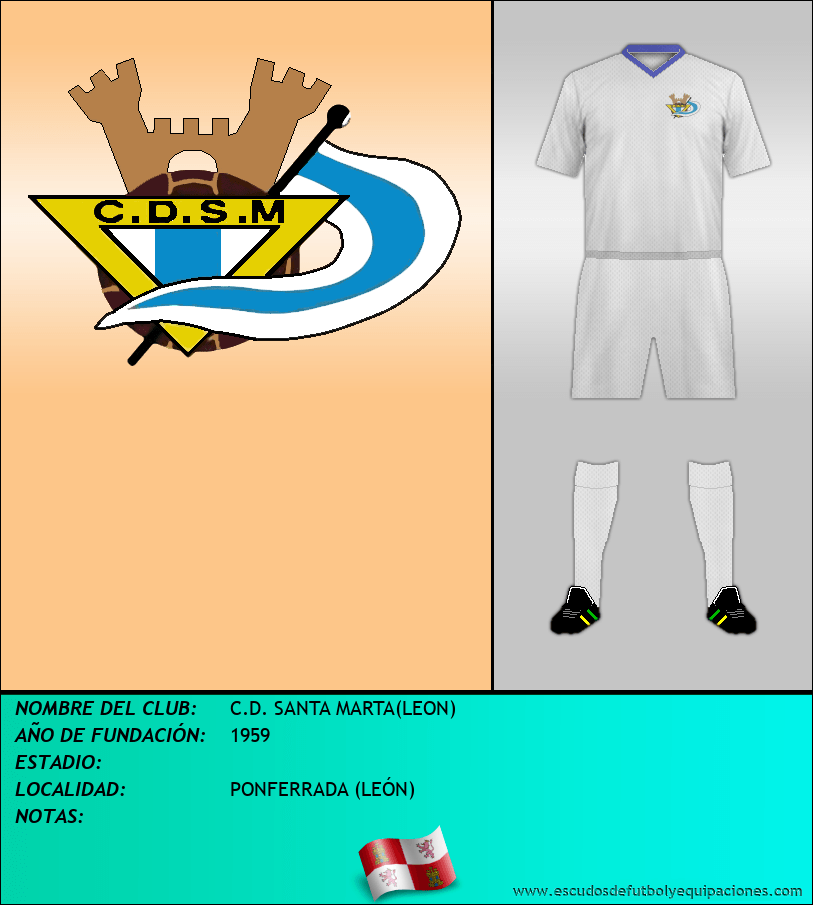 Escudo de C.D. SANTA MARTA(LEON)